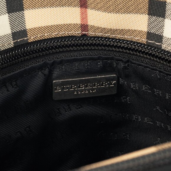 Burberry House-Check Canvas Leather-Trim Tote - Picture 12 of 12